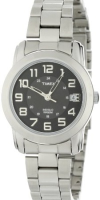 Timex Women's T2N433 Elevated Classics Sport Chic Silver-Tone Bracelet Watch