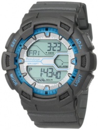 Armitron Men's 40/8246MGRY Grey Resin Digital World TimeSport Chronograph Watch