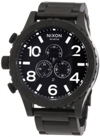 Nixon Men's A083-001 Stainless-Steel Analog Black Dial Watch