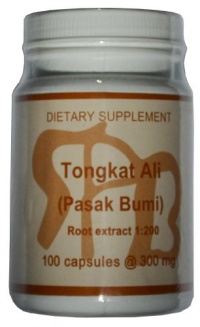 Tongkat Ali (Pasak Bumi) 1:200 Root Extract (100 Capsules 300 mg)