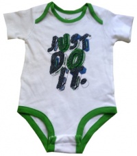 NIKE - Just Do It - Shoes - Officially Licensed White Onesie / Baby T-shirt - size 3-6 Months