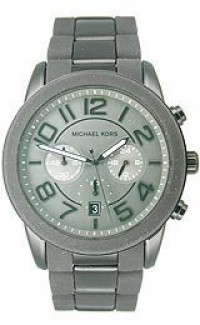 Michael Kors Silicone/Stainless Steel Mercer Chronograph Men's watch #MK8322