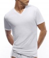 Tommy Hilfiger Men's 100% Cotton 4-Pk White Classic V-Neck T-Shirt