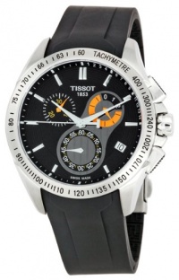 Tissot Men's T0244171705100 Veloci-T Chronograph Black Dial Watch