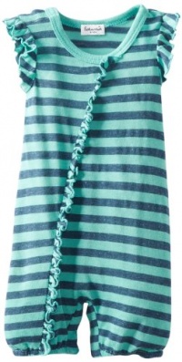 Splendid Littles Baby-Girls Newborn French Stripe Romper, Seashell, 6-12 Months