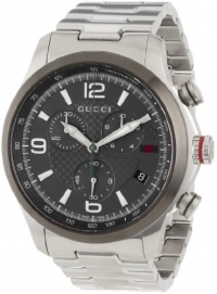 Gucci Men's YA126238 Gucci Timeless Diamond Pattern Anthracite Dial Watch