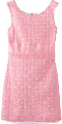 KC Parker Girls 7-16 Cotton Lace Sleeveless Dress, Cotton Candy, 7