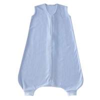 HALO SleepSack Micro-Fleece Early Walker Wearable Blanket, Baby Blue, Large