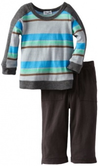 Splendid Littles Baby-Boys  Zuma Stripe Pant Set, Fin, 12-18