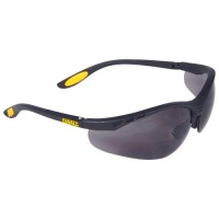 Dewalt DPG59-220C Reinforcer Rx-Bifocal 2.0 Smoke Lens High Performance Protective Safety Glasses with Rubber Temples and Protective Eyeglass Sleeve