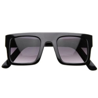 Modern Fashion Flat Top Thick Frame Square Sunglasses