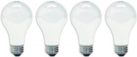 GE Lighting 48308 60-Watt 780-Lumen A19 Double Life Light Bulb, Soft White, 4-Pack