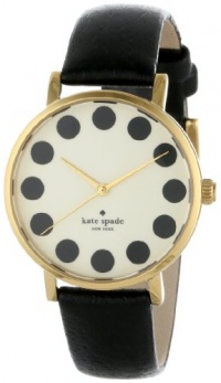 Kate Spade New York Women's 1YRU0107 Black Dot Metro Watch