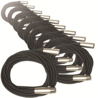 Pro 20Ft Xlr To Xlr Microphone Cable 10 Pack