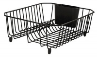 Rubbermaid L3-6008-M5-BLA  Antimicrobial Small Dish Drainer, Black