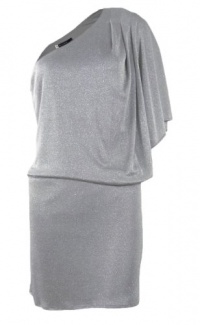 One Shoulder Blouson Dress