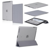 Incipio Smart Feather Cover for The New iPad - Frost