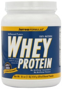 Jarrow Formulas Whey Protein, Unflavored, 1 Pound