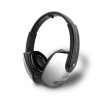 Coby CV163 Full Size Folding Digital Stereo Headphones with Volume Control, White