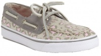 Sperry Top-Sider Girls Bahama (CG) Boat Shoe (Toddler/Little Kid),Stone/Pink Leopard,11 M US Little Kid