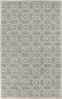 Surya G-5030 Goa Transitional Area Rug, 8-Feet by 11-Feet, Sea Foam