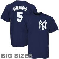 Joe DiMaggio Big & Tall New York Yankees #5 Cooperstown Name and Number T-Shirt