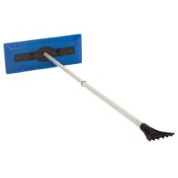 Snow Joe SJBLZD Telescoping Snow Broom with Ice Scraper