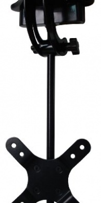 Arrowmounts AM-U01B Flip Down Ceiling or Under-Cabinet Mount for LCD TV's 10 - 20 Inches AM-U01B Black/10-20 Black