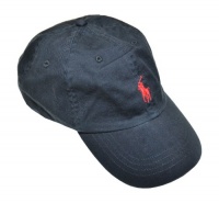 Polo Ralph Lauren Adjustable Hat Cap Black/Red