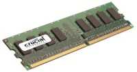 Crucial 2GB Single DDR2 667MHz (PC2-5300) CL5 Unbuffered UDIMM 240-Pin Desktop Memory Module CT25664AA667