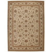 Nourison HE08 Heritage Hall Rectangle Hand Tufted Rug, 8.6 by 11.6-Inch, Ivory