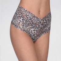 Hanky Panky Leopard Nouveau Retro Thong 4X1922 One Size/Leopard