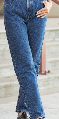 Guide Gear Women's Flannel - lined Jeans Stonewash