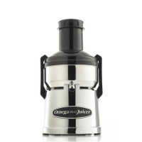 Omega BMJ390 Mega Mouth Pulp Ejection Juicer, Chrome