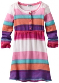 Splendid Littles Baby-Girls Newborn Watercolor Stripe Dress, Sand Castle, 3-6 Months