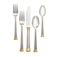 Lenox Eternal Gold Flatware 5-Piece Place Settting, Service for 1