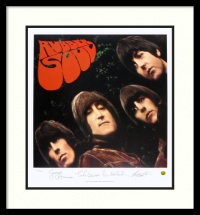 The Beatles- Rubber Soul (Album Cover) Framed Print Art - 27.04 x 25.04