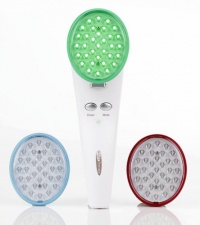 BrightTherapy Trident SR11A Light Therapy System Red Blue Green LED Light for Acne Wrinkles and Hyperpigmentation