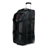 High Sierra Expandable Wheeled Duffel Bag, Black