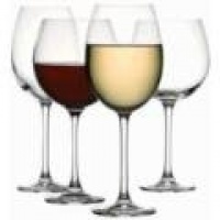 Krosno By the Cellar Glassware, Set of 8 Premium Red & White Wine Glasses