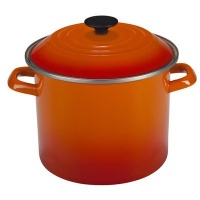 Le Creuset Enamel-on-Steel 8-Quart Covered Stockpot, Caribbean