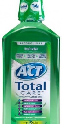 ACT Total Care Rinse, Fresh Mint, 33.8-Ounce Bottle (Pack of 3)