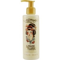 ED HARDY LOVE & LUCK by Christian Audigier for WOMEN: BODY LOTION 6.7 OZ