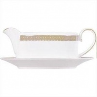 Wedgwood Vera Wang Vera Lace Gold Gravy Boat