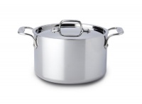 All Clad Stainless Steel 4-Quart Casserole with Lid