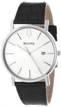 Bulova Men's 96B104 Strap Silver Dial Watch