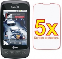 5x LG Optimus S LS670 Premium Clear LCD Screen Protector Shield Cover Guard Film Kit