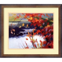 Afternoon Calm Framed Wall Art by Tadashi Asoma - 21.89W x 17.89H in.