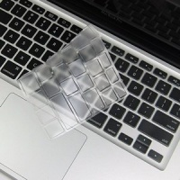 COSMOS Clear Ultra Thin TPU Soft keyboard Cover Skin for Aluminum Unibody Macbook Pro 13 15  17 Macbook White