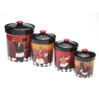 Certified International Bistro 4-Piece Canister Set